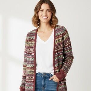 Urban Outfitters Vintage Inspired Retro Open Kintted Cardigan Sweater Small NWT